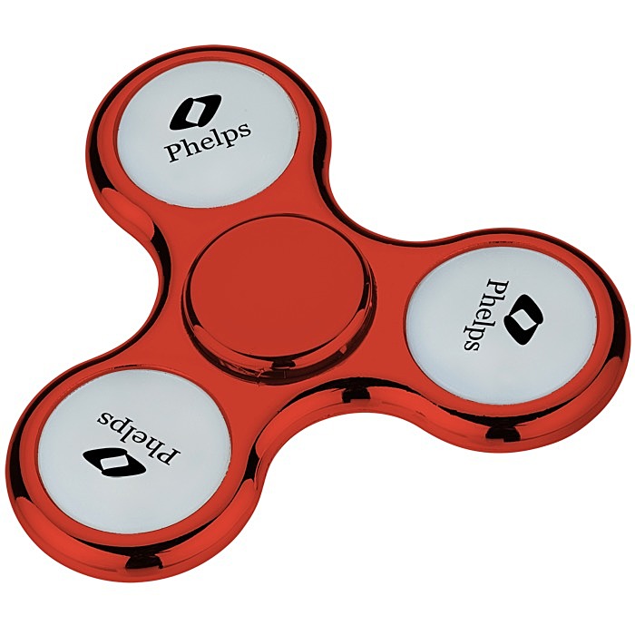 LED Metallic Fidget Spinner